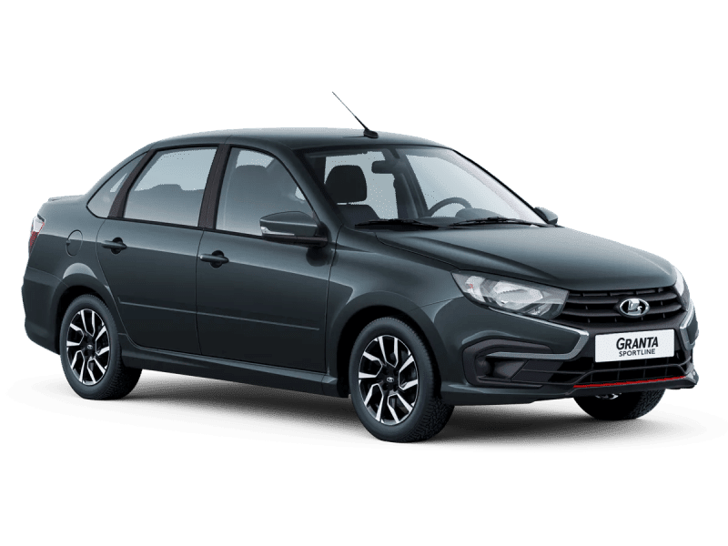 Lada Granta Sportline - СЕРЕБРИСТО-ТЕМНО-СЕРЫЙ "БОРНЕО" (633) - МЕТАЛЛИК